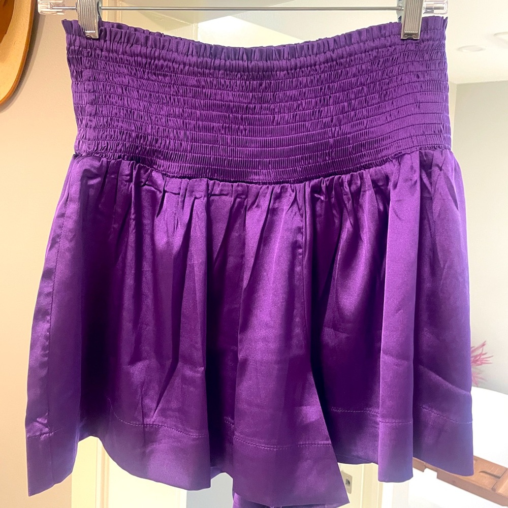 Purple Chrome Shorts